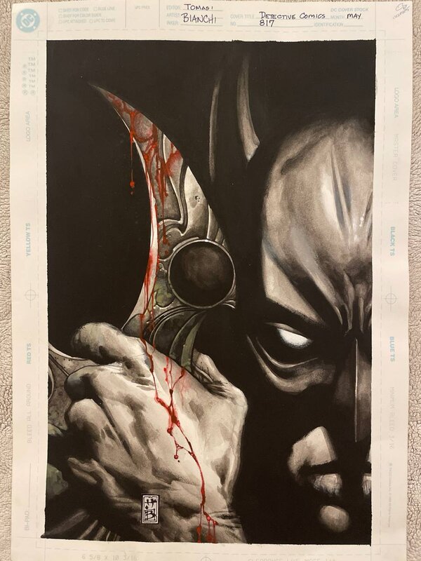 Simone Bianchi, Batman Detective Comics 817 - Couverture originale