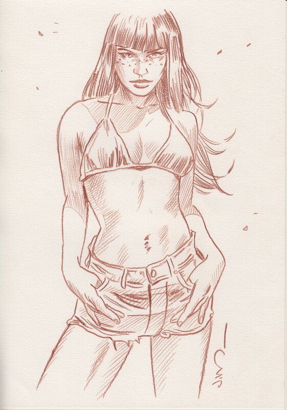 Marie par Jim - Illustration originale
