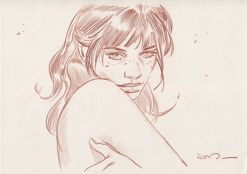 Marie par Jim - Illustration originale