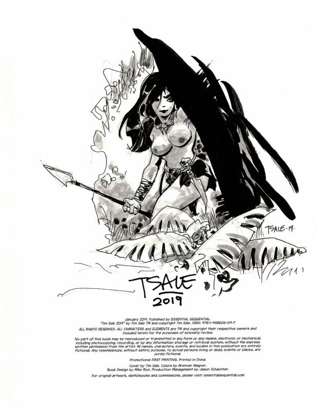 Jungle Girl par Tim Sale - Dédicace