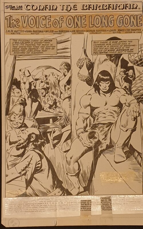Conan the barbarian by John Buscema, Roy Thomas - Comic Strip