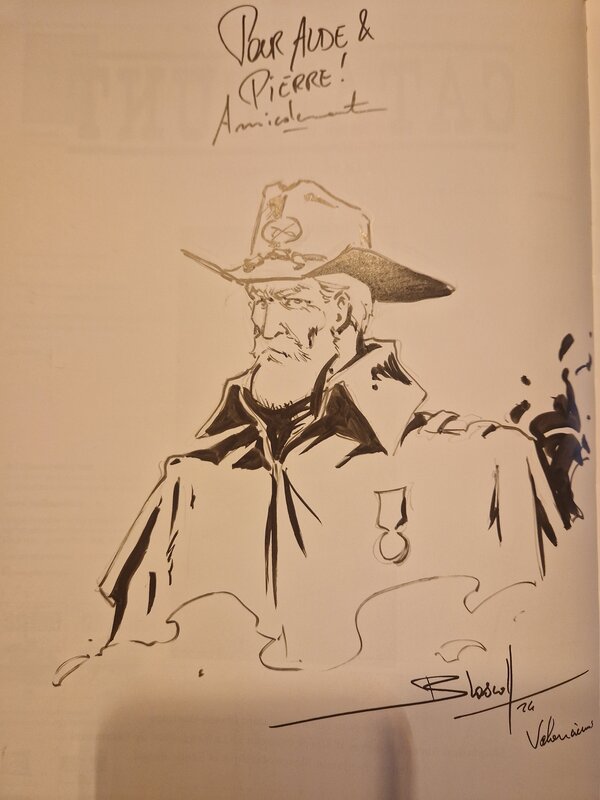 Benjamin Blasco-Martinez, Dédicace de Blasco Martinez dans Catamount tome 2 - Sketch