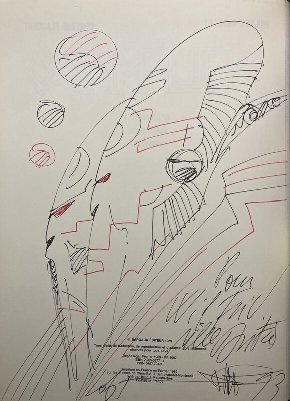 Philippe Druillet, Salammbô -  EO Intégrale Dargaud - Dédicace