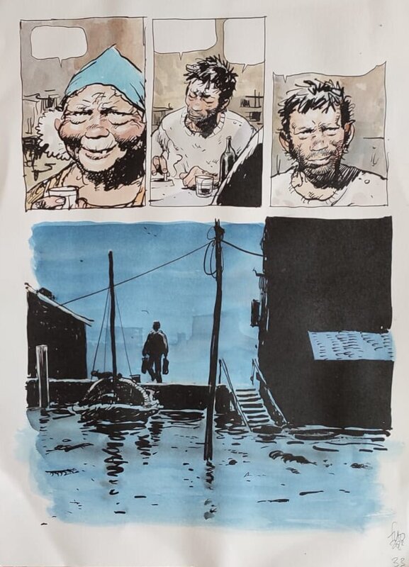 L'age d'eau T1 par Benjamin Flao - Planche originale