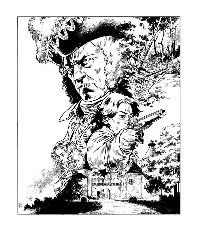 Jean-Charles Poupard, Les griffes du Gévaudan - Illustration originale
