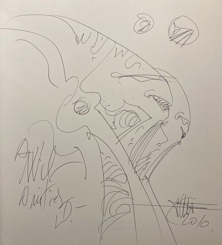 Philippe Druillet, Suite à Salammbô - Expo 1987 Galerie P.Gabert - Sketch