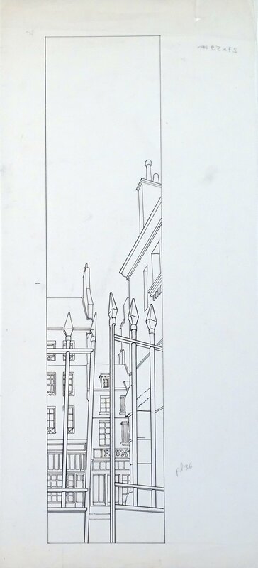 For sale - Grille by Yslaire - Original Illustration