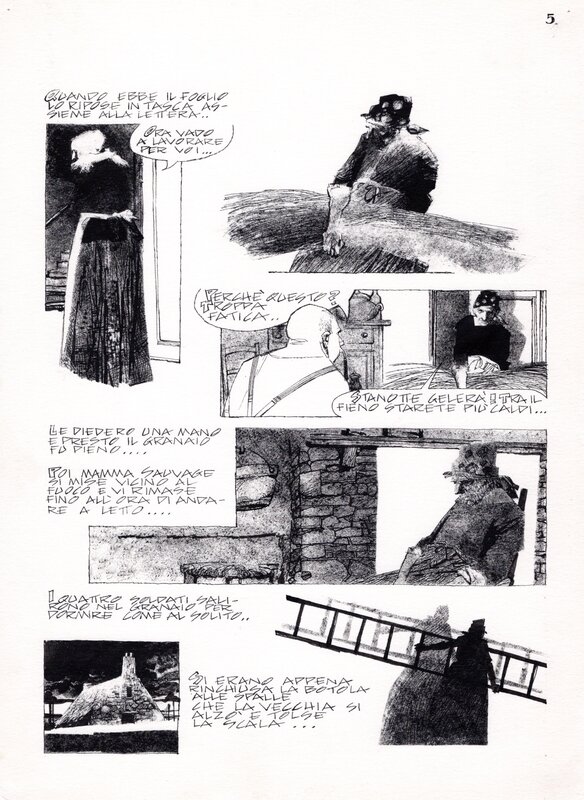 For sale - Dino Battaglia, Mamma Sauvage [Contes et nouvelles de guerre] - Comic Strip