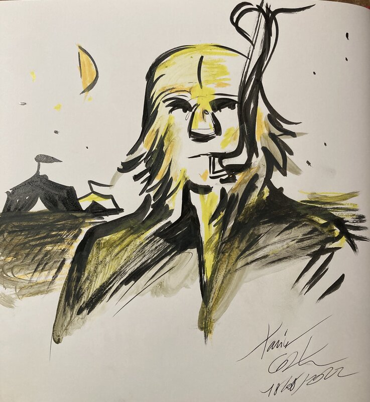 Xavier Coste, L'homme à la tête de lion - Sketch