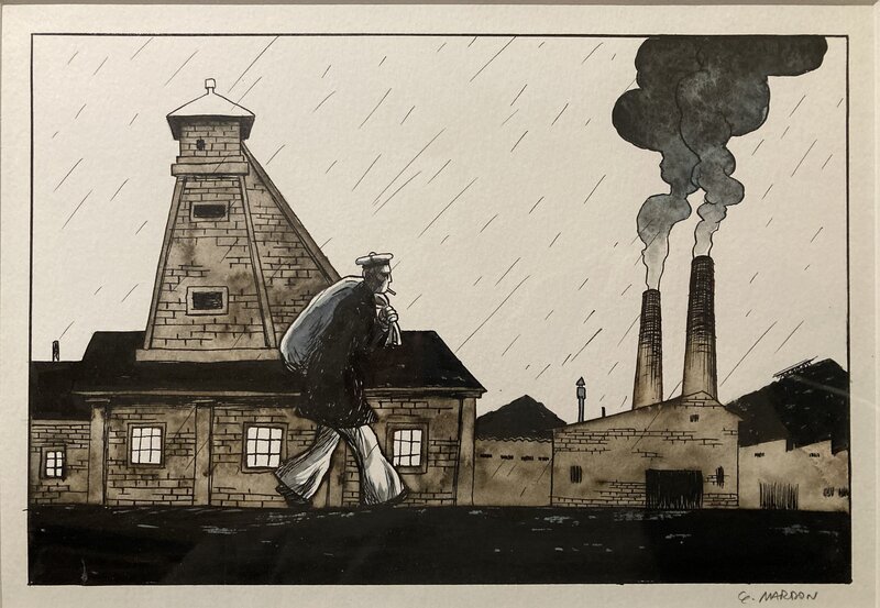 Le vague à l'âme by Grégory Mardon - Original Illustration