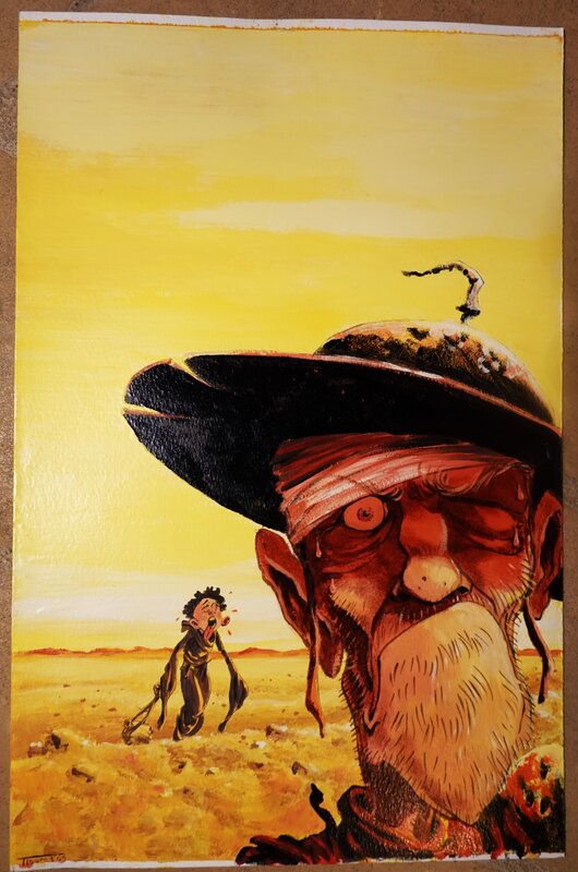 Tiburce Oger, La forêt recherche de couverture 2 tome 3 - Original Cover
