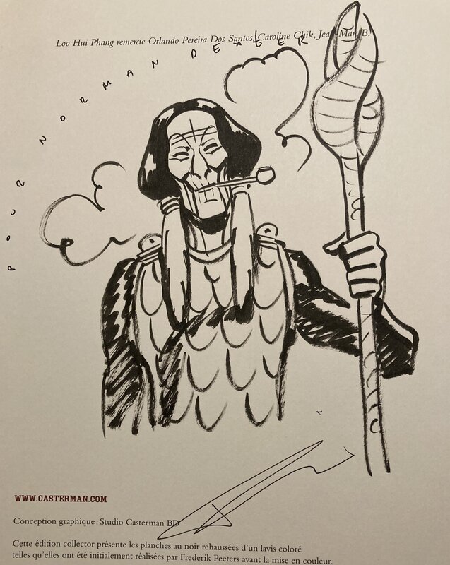 Frederik Peeters, L'odeur des garçons affamés - Sketch