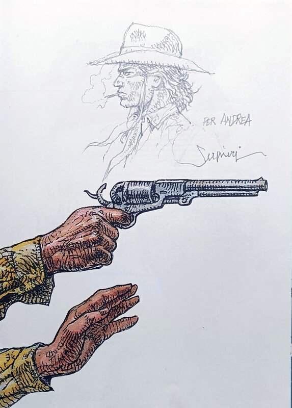 Paolo Eleuteri Serpieri, Tex l'eroe e la leggenda - Sketch