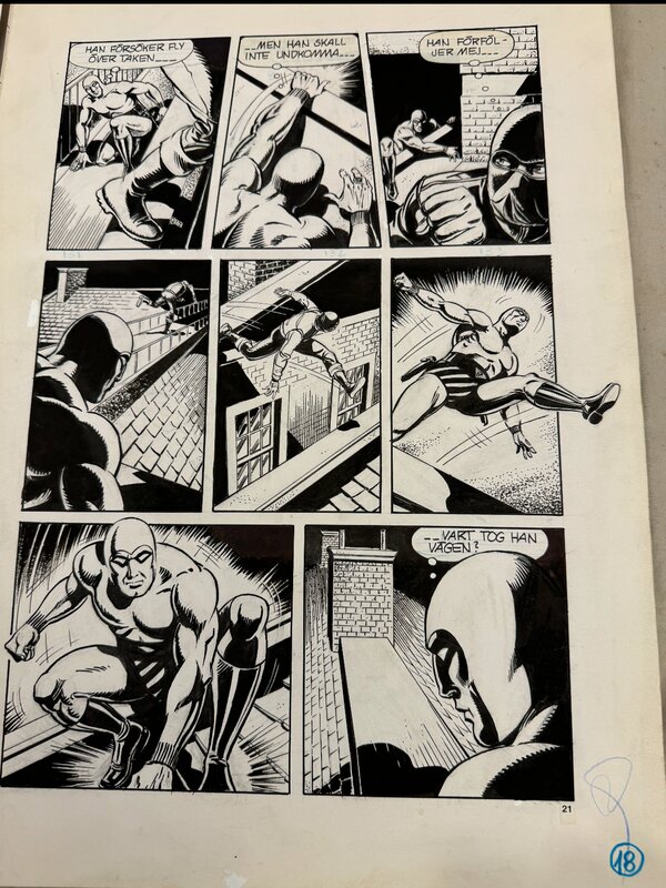 The Phantom par César Spadari - Planche originale
