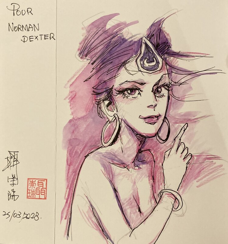 Nie Chongruie, La belle du temple hanté - Dédicace