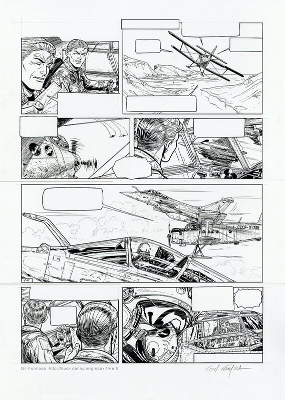 BUCK DANNY T56 P41 par Gil Formosa - Planche originale