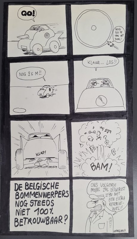 Kamagurka, Belgische bommenwerpers - Comic Strip