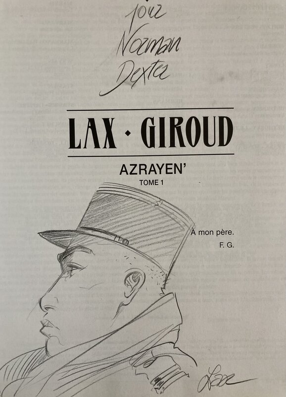 Azrayen' / Tome 1 by Lax - Sketch