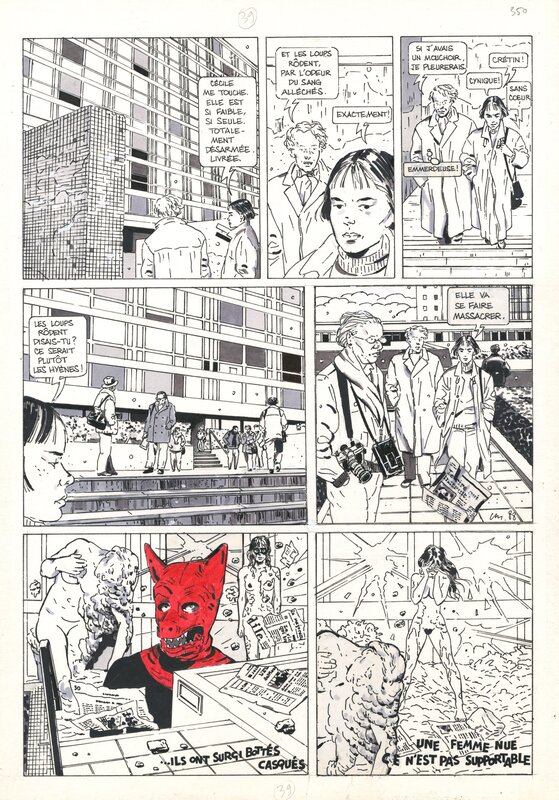 For sale - Chantal Montellier, La fosse aux serpents - Comic Strip