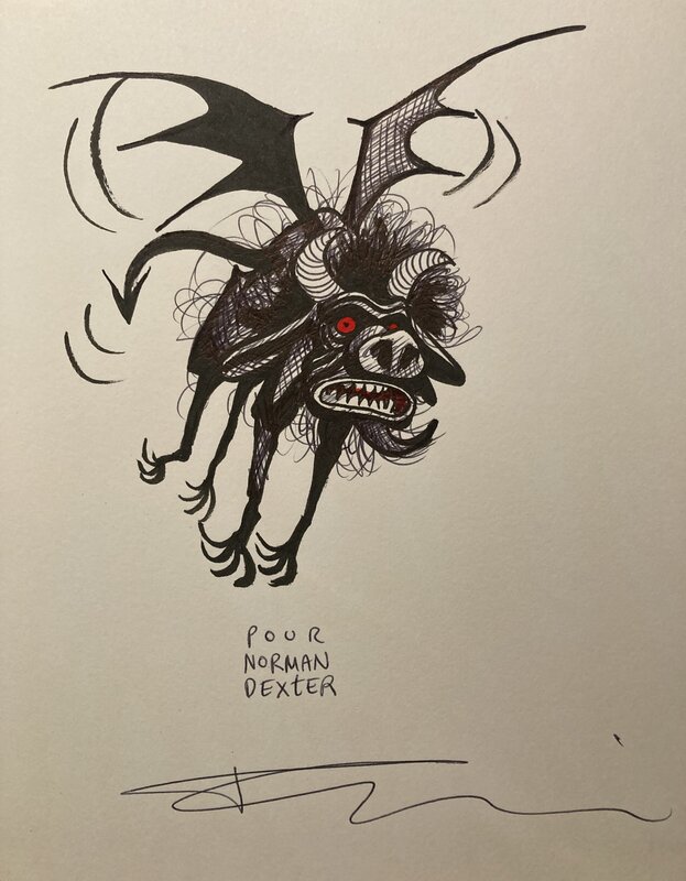 Saccage by Frederik Peeters - Sketch