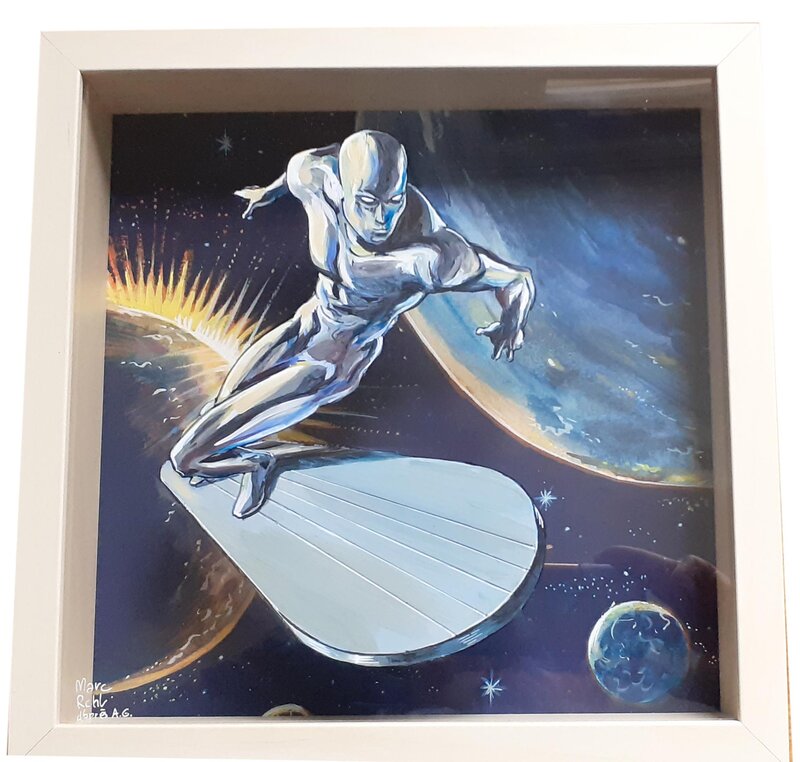 En vente - Le Surfer d'Aregent par Marc Rouchairoles - Œuvre originale