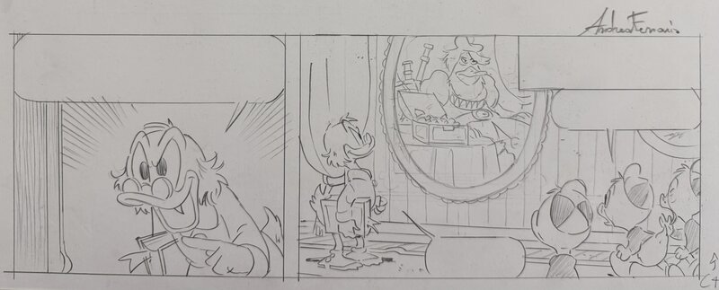 Andrea Ferraris, Page 3 Case C4 - Le secret d’Ezra McPicsou - Comic Strip