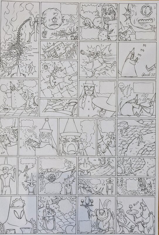 Anal Wizzard par David Genchi, William Genchi - Planche originale