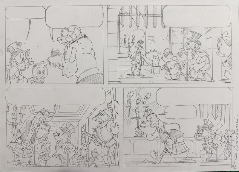 Andrea Ferraris, Page 1 Case A2 - Le secret d’Ezra McPicsou - Comic Strip