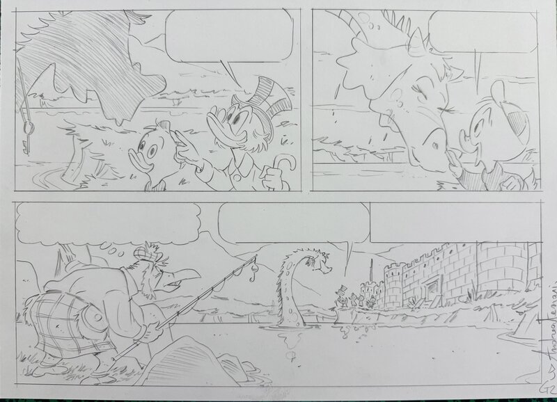 Andrea Ferraris, Page 7 Case G2 - Le secret d’Ezra McPicsou - Planche originale