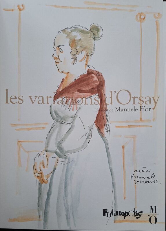Madame Manet par Manuele Fior - Dédicace