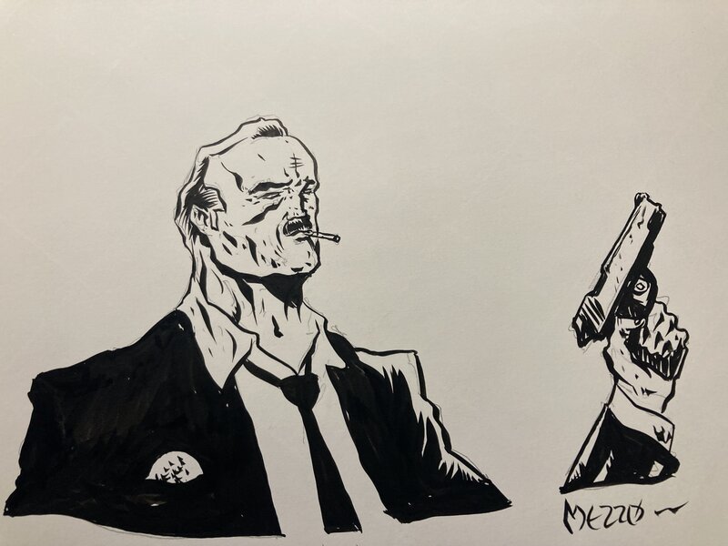 Deux tueurs by Mezzo - Sketch