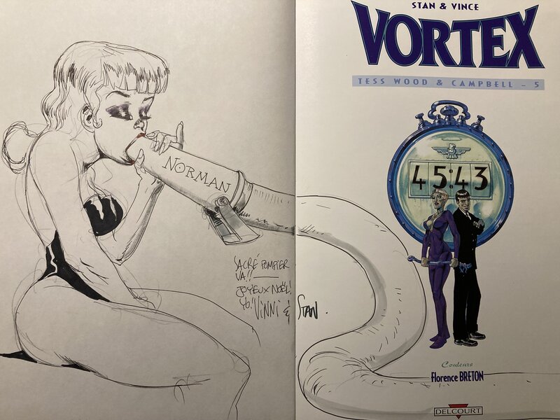 Stan & Vince, Tess Wood & Campbell T5 - Sketch
