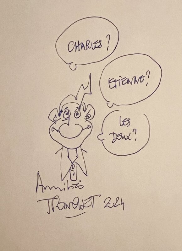 Jean-Claude Tergal by Tronchet - Sketch