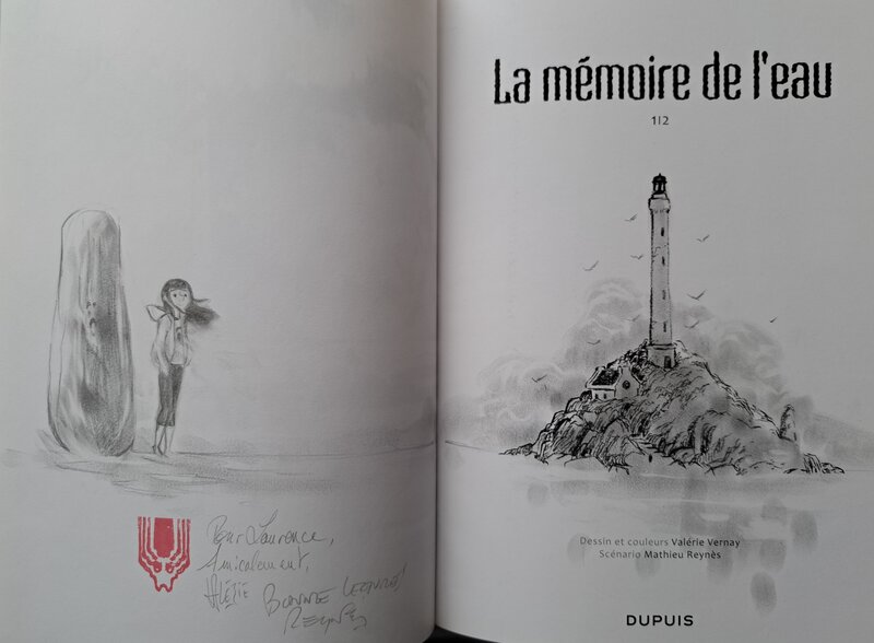 Marion et le menhir par Valérie Vernay, Mathieu Reynes - Dédicace