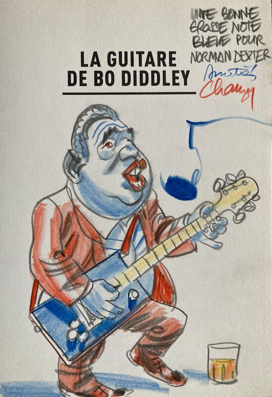 Jean-Christophe Chauzy, La guitare de Bo Diddley - Dédicace