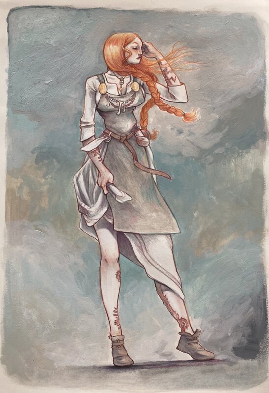 Dessin couieur de Maud Amoretti - Illustration originale
