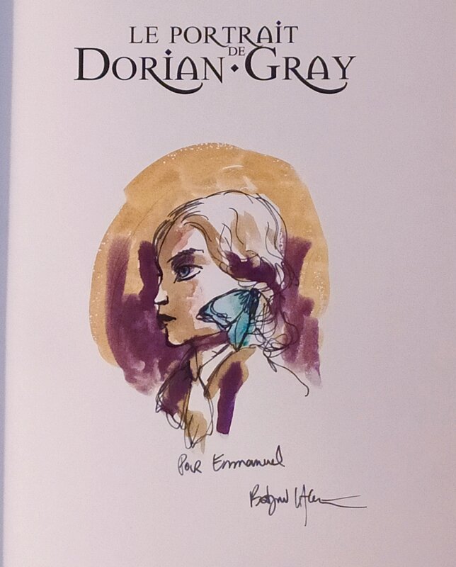 Benjamin Lacombe, Le portrait de Dorian Gray 2024Nov24 - Dédicace