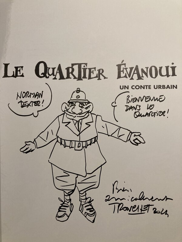 Le quartier évanoui by Tronchet - Sketch