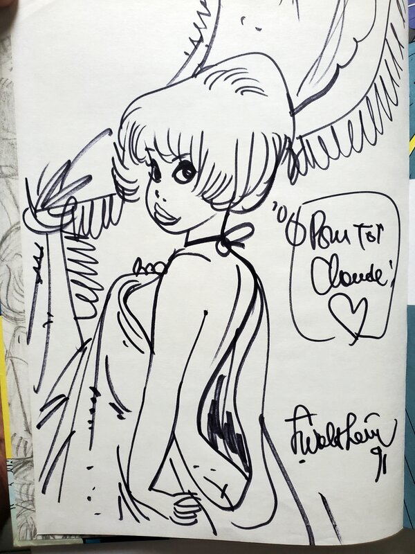 François Walthéry, NATACHA  T8 INSTANTANES POUR CALTECH - Sketch
