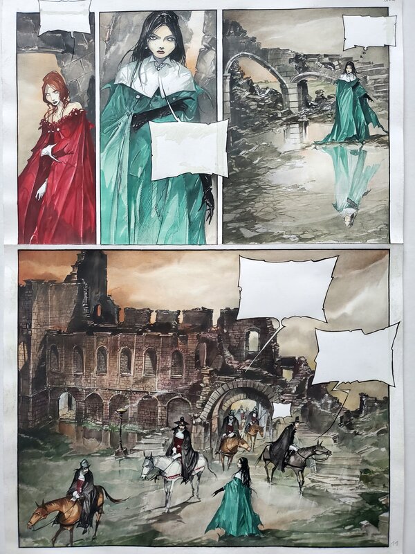 Pascal Croci, GLORIANDE DE THEMINES - Planche originale