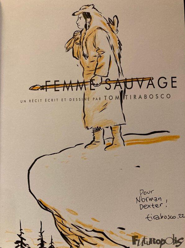 Femme sauvage par Tom Tirabosco - Dédicace