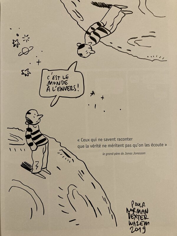 Mars aller / retour par Pierre Wazem - Dédicace