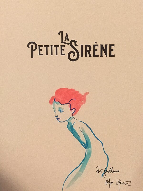 La petite sirène by Benjamin Lacombe - Sketch