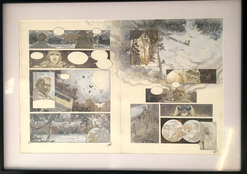 En vente - A.DAN, Double planche BD 