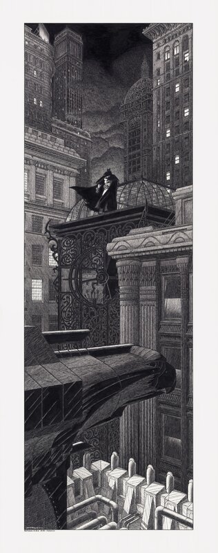 Andreas - Batman - Très grand format - Original Illustration