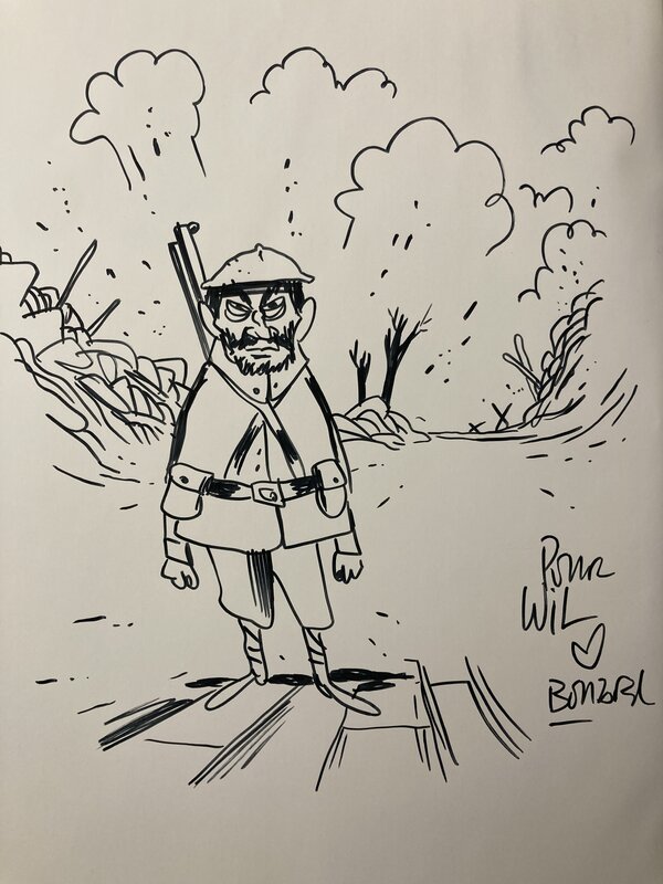 Guillaume Bouzard, Les poilus frisent le burn out - Sketch