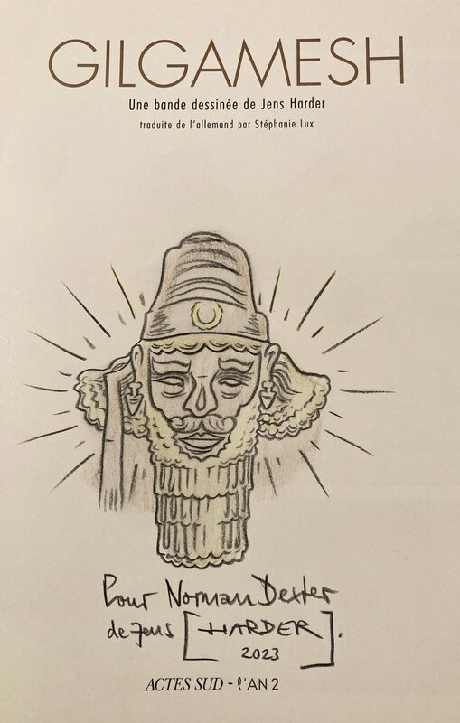 Gilgamesh by Jens Harder - Sketch