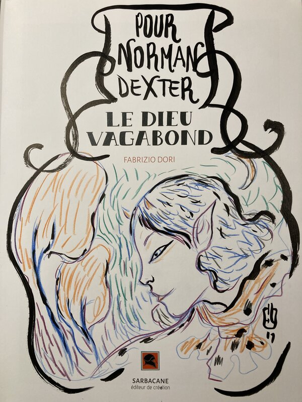 Le dieu vagabond par Fabrizio Dori - Dédicace