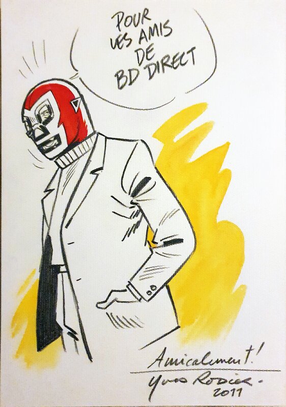 For sale - Rodier Yves - EL SPECTRO Illustration originale - Original Illustration