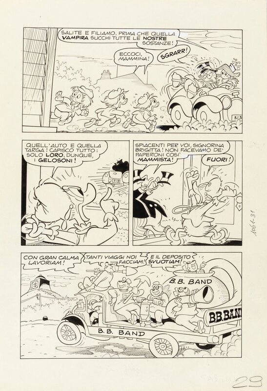 Romano Scarpa, Zio Paperone e il casco d‘oro,  pag. 29 - Planche originale
